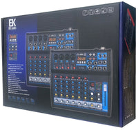 MESA DE MEZCLAS CON EFECTOS EK AUDIO KT08UP