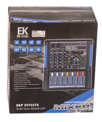 MESA DE MEZCLAS EK AUDIO AMPLIFICADA Y CON EFECTOS KW04A