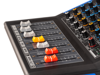 MESA DE MEZCLAS EK AUDIO AMPLIFICADA Y CON EFECTOS KW04A