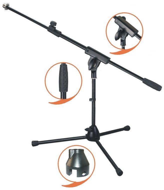 SOPORTE JIRAFA MICRÓFONO EK CORTO