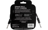 CABLE INST. ERNIE BALL FLEX JACK-JACK SS 3 m - Negro