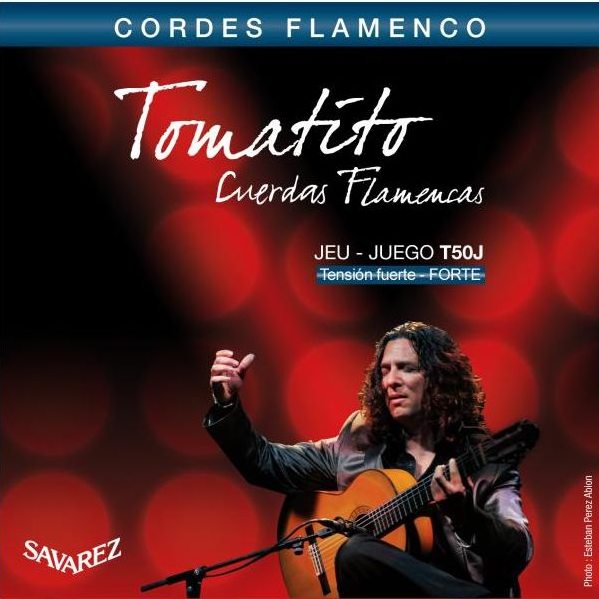 CUERDAS FLAMENCO SAVAREZ TOMATITO TENSION FUERTE