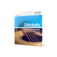 Cuerdas D'Addario acústica Phosphor Bronze, 12-53
