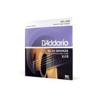 Cuerdas D'Addario acústica bronce 80/20, 11-52