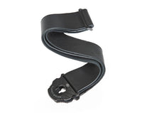 Correa para guitarra de cuero negro Planet Lock