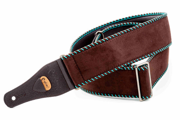 CORREA GUITARRA RIGHTON SERIE STANDARD PLUS ESTILO VINTAGE MARRON